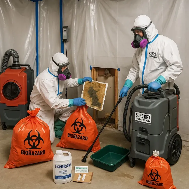 Contaminated Water Handling Protocols process in Saint Jo, TX