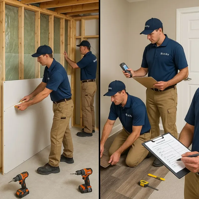 Repairs and Reconstruction process in Saint Jo, TX